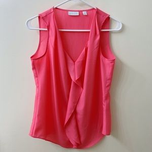 New York & Company: Hot Pink Flowy Tank